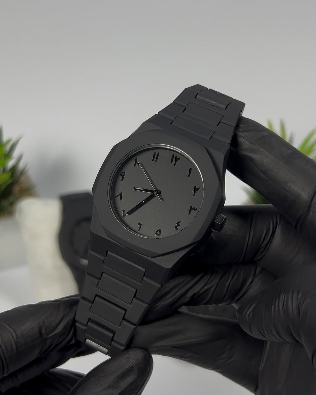 Fyben Aura – Arabic Watch (Full Black Edition)